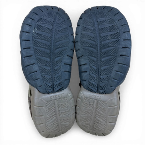 Crocs Swiftwater Leather Fisherman Sandals Mens 12 Brown Closed Toe Outdoor - Picture 6 of 8